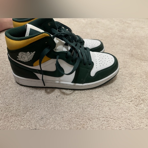 air jordan 1 mid sonics worn only once - Picture 3 of 4